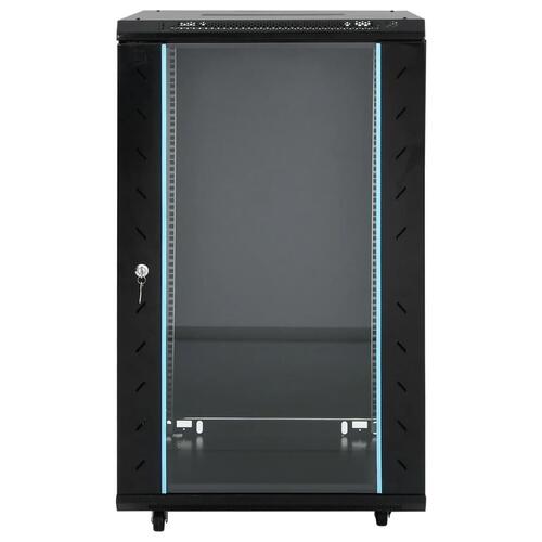 Netværksskab 60x60x120 cm 18U 19" IP20 sort