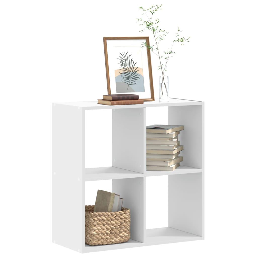 Skab 68,5x32x68,5 cm konstrueret træ hvid