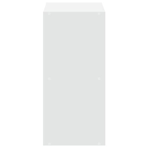 Skab 68,5x32x68,5 cm konstrueret træ hvid