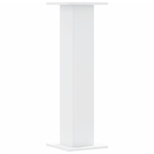 Højtalerstativer 2 stk. 30x30x95 cm konstrueret træ hvid