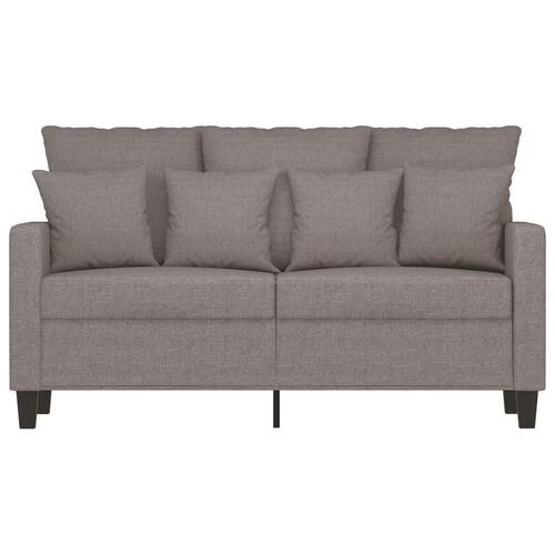 2-personers sofa 120 cm stof gråbrun