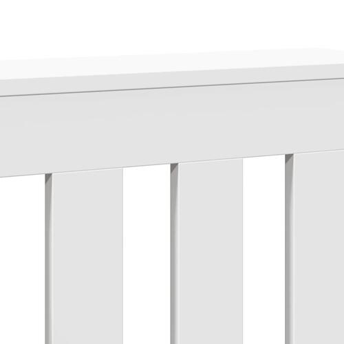 Radiatorskjuler 104x20x82 cm konstrueret træ hvid