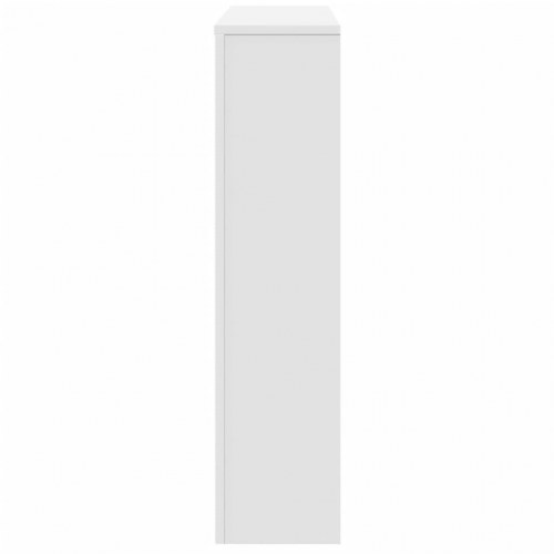 Radiatorskjuler med hylde 149 x 20 x 82 cm - hvid