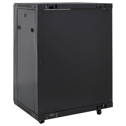 Netværksskab 53x40x80 cm 15U 19" IP20 sort