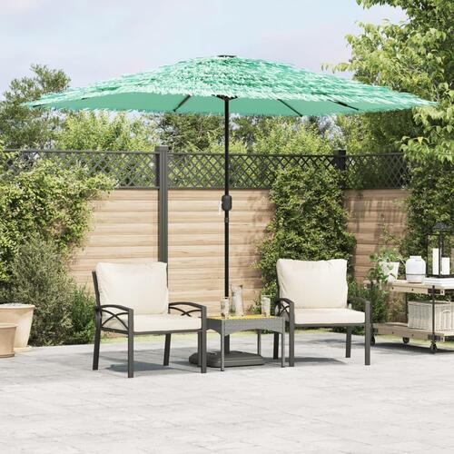 Haveparasol med stålstang 300x200x250 cm grøn