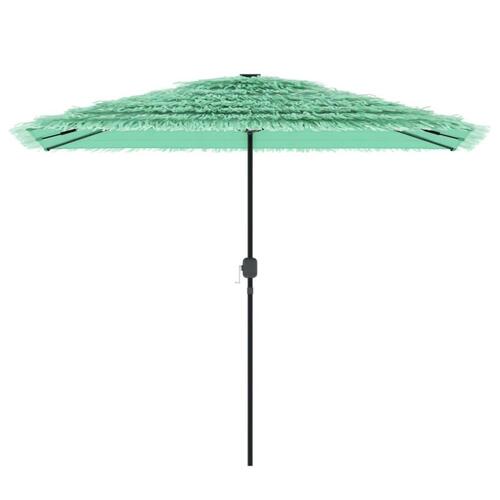 Haveparasol med stålstang 300x200x250 cm grøn