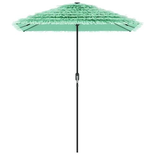 Haveparasol med stålstang 300x200x250 cm grøn