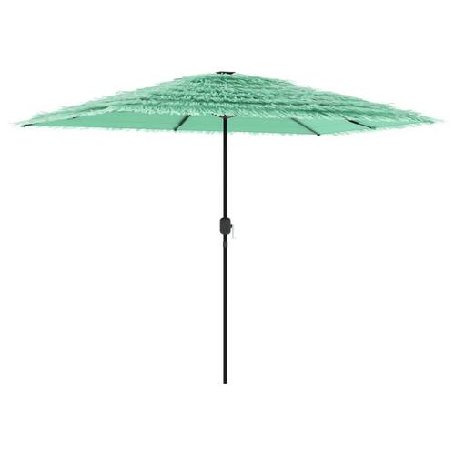 Haveparasol med stålstang 300x200x250 cm grøn