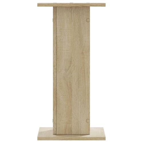 Højtalerstativer 2 stk. 30x30x60 cm konstrueret træ sonoma-eg