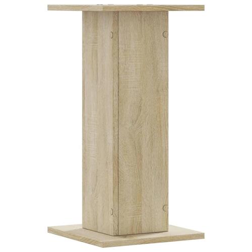 Højtalerstativer 2 stk. 30x30x60 cm konstrueret træ sonoma-eg