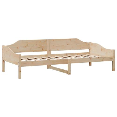 Sengeramme uden madras 90x190 cm massivt fyrretræ
