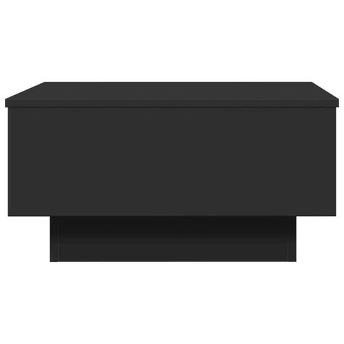 Sofabord 60x45x31 cm konstrueret træ sort