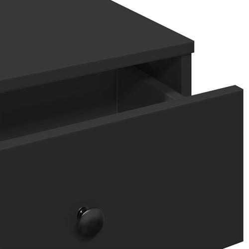 Sofabord 60x45x31 cm konstrueret træ sort