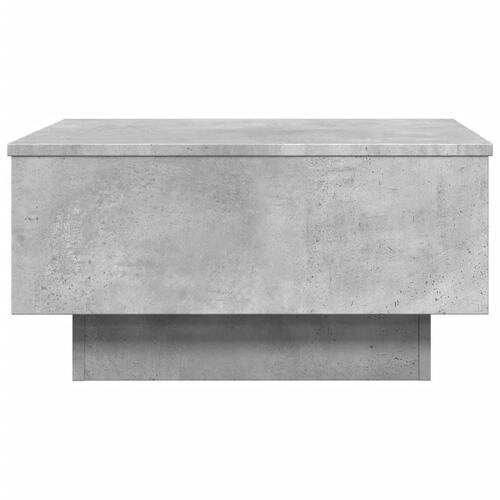 Sofabord 60x45x31 cm konstrueret træ betongrå