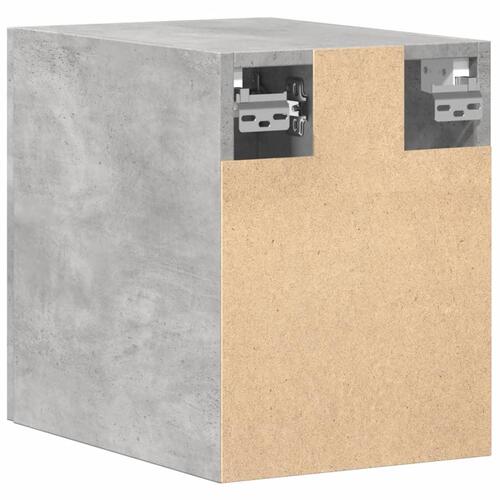 Vægskab 30x42,5x40 cm konstrueret træ betongrå