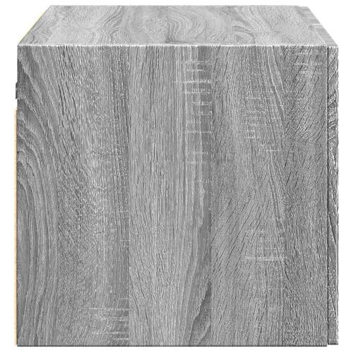 Vægskab 70x42,5x49 cm konstrueret træ grå sonoma-eg