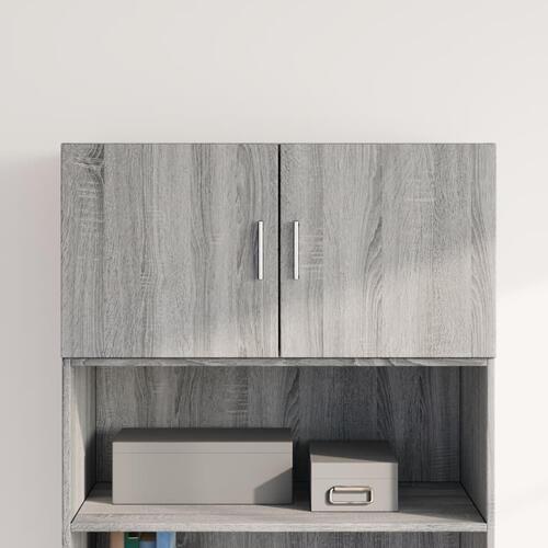 Vægskab 80x42,5x40 cm konstrueret træ grå sonoma-eg