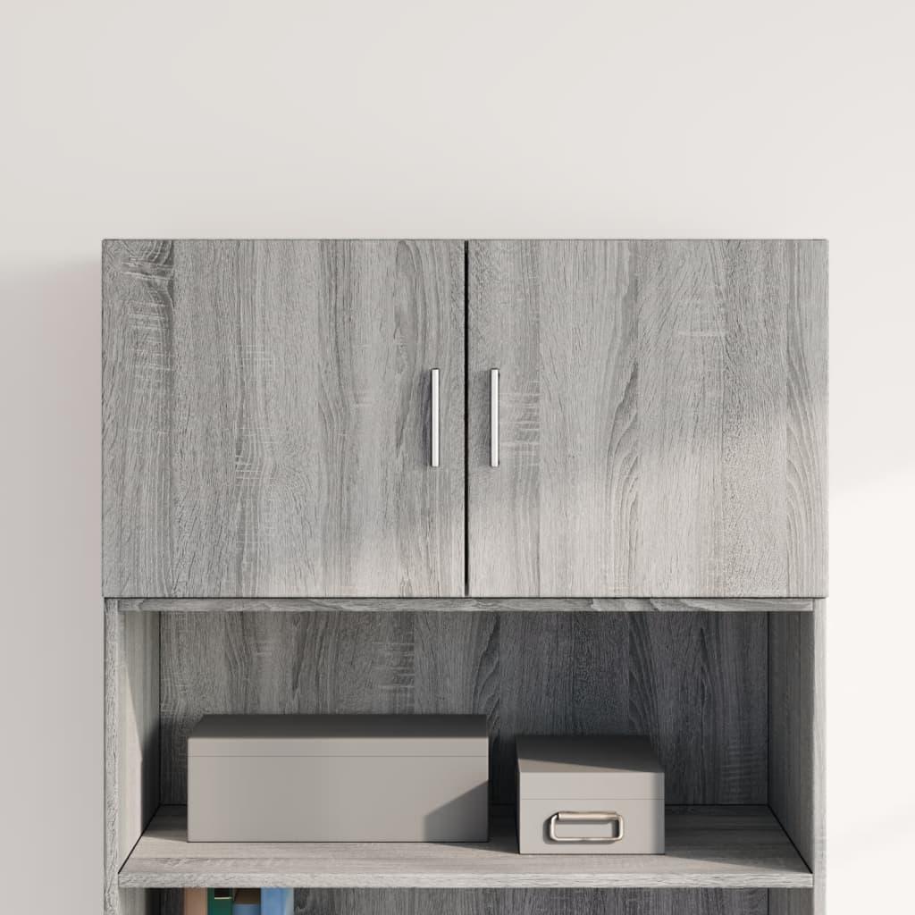 Vægskab 80x42,5x40 cm konstrueret træ grå sonoma-eg