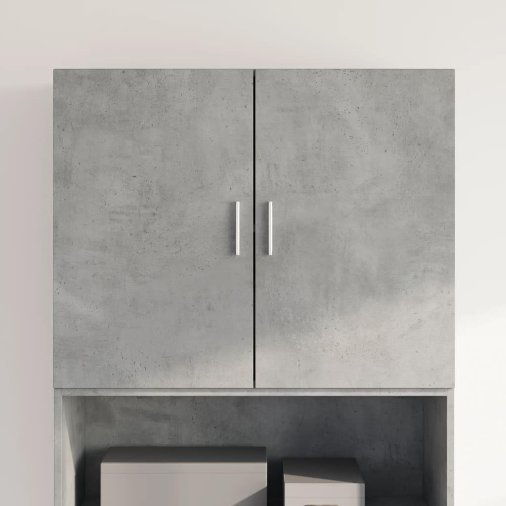 Vægskab 80x42,5x64 cm konstrueret træ betongrå