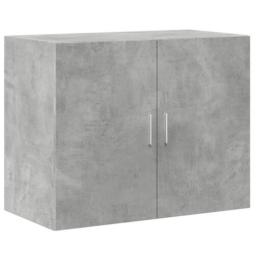 Vægskab 80x42,5x64 cm konstrueret træ betongrå