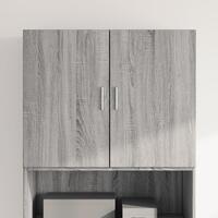 Vægskab 80x42,5x64 cm konstrueret træ grå sonoma-eg