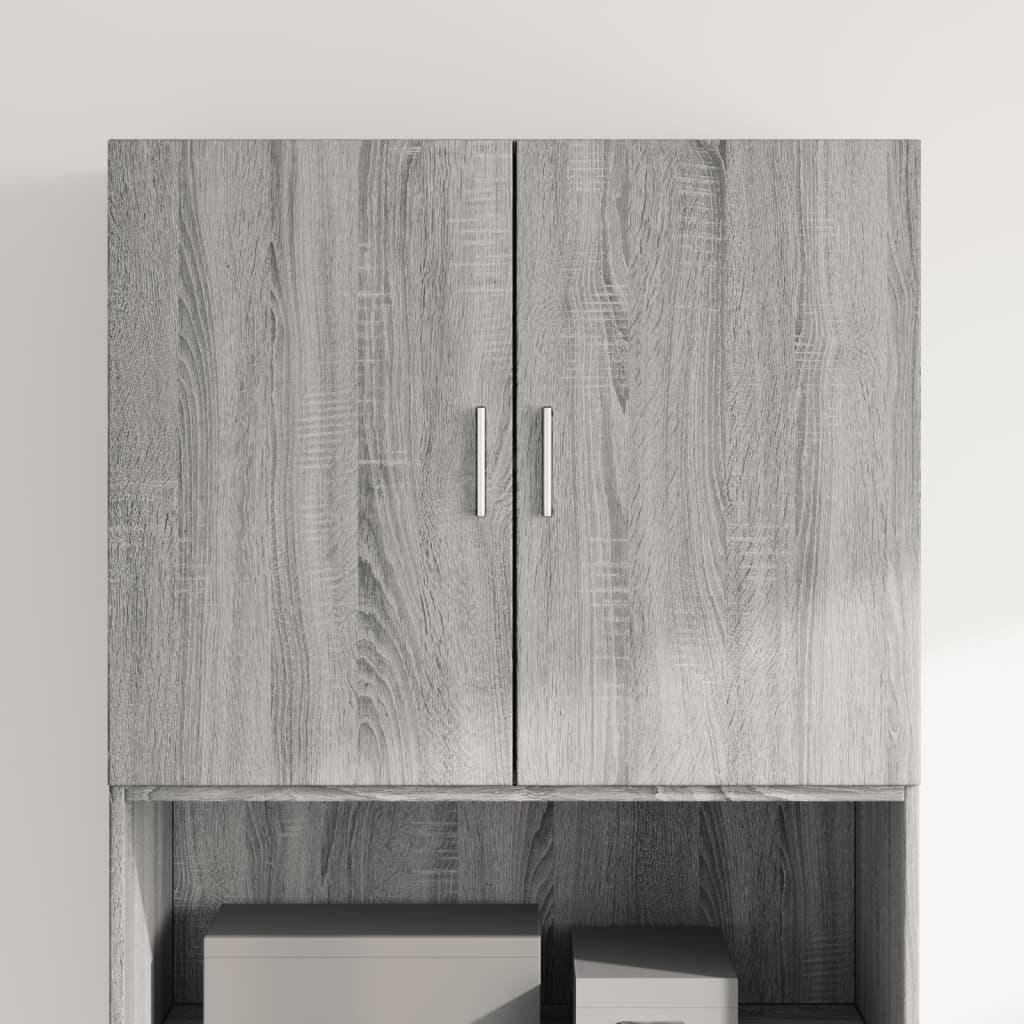 Vægskab 80x42,5x64 cm konstrueret træ grå sonoma-eg