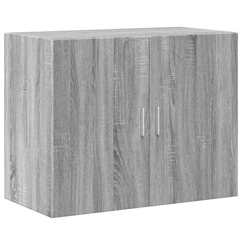Vægskab 80x42,5x64 cm konstrueret træ grå sonoma-eg