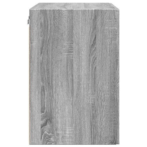 Vægskab 80x42,5x64 cm konstrueret træ grå sonoma-eg