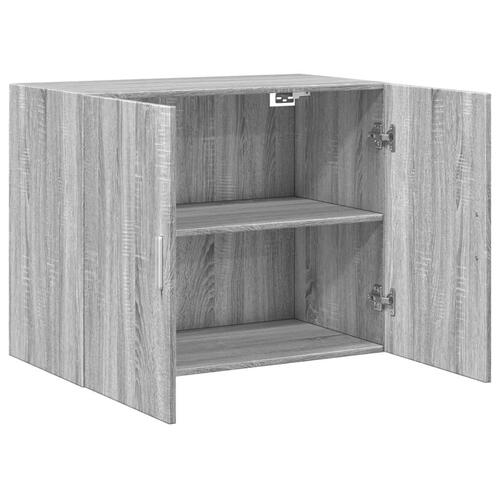 Vægskab 80x42,5x64 cm konstrueret træ grå sonoma-eg