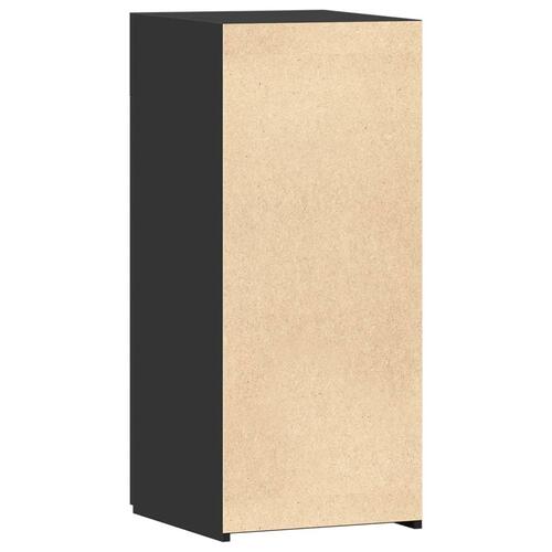Skab 40x42,5x93 cm konstrueret træ sort