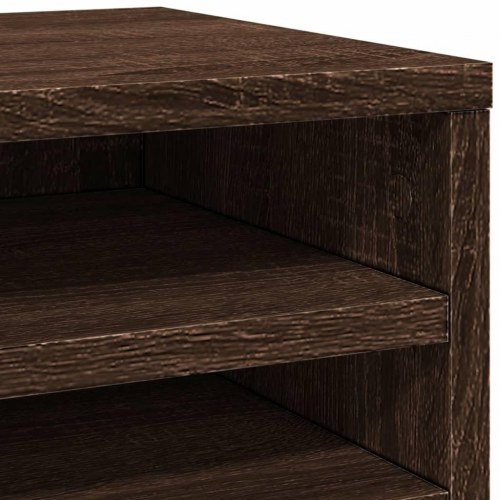 Dueslag 36x26x29,5 cm konstrueret træ brun egetræsfarve