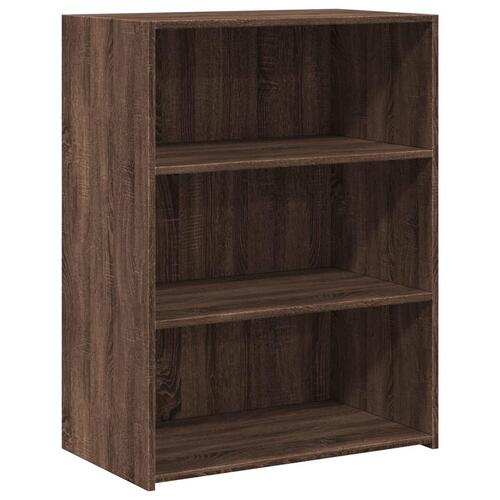 Reol 70x41x93 cm konstrueret træ brun sonoma-eg