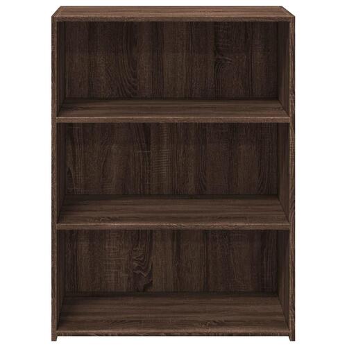 Reol 70x41x93 cm konstrueret træ brun sonoma-eg