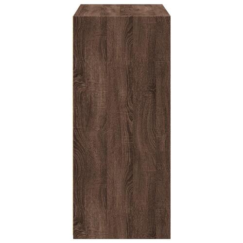 Reol 70x41x93 cm konstrueret træ brun sonoma-eg