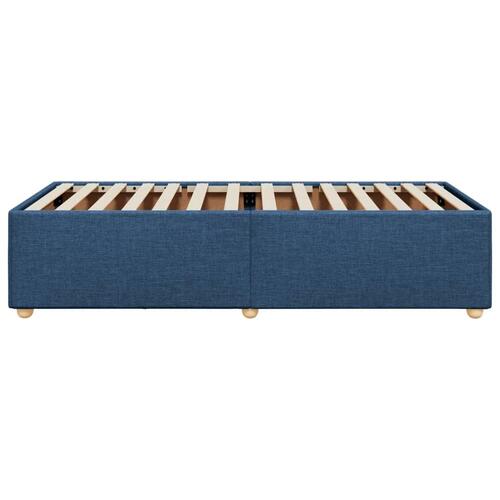 Sengeramme uden madras 80x200 cm stof blå