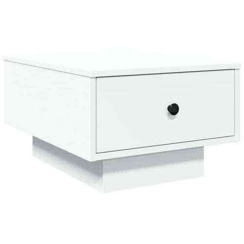 Sofabord 60x45x31 cm konstrueret træ hvid