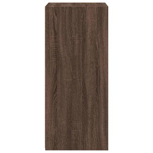 Skænk 50x41x93 cm konstrueret træ brun egetræsfarve