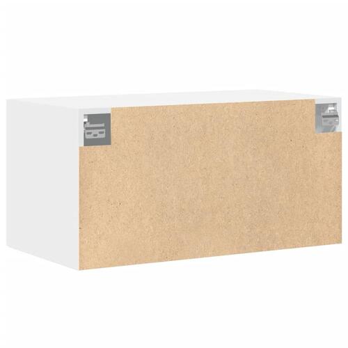 Vægskab 80x42,5x40 cm konstrueret træ hvid