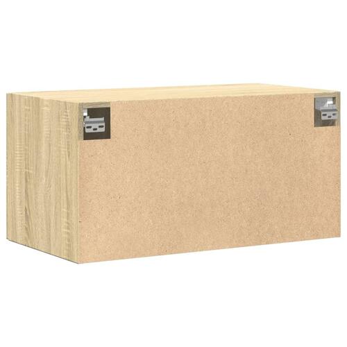 Vægskab 80x42,5x40 cm konstrueret træ sonoma-eg