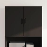 Vægskab 80x42,5x64 cm konstrueret træ sort