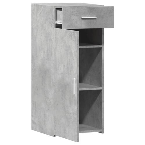 Skab 40x42,5x93 cm konstrueret træ betongrå