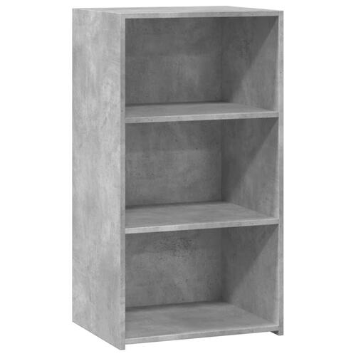 Reol 50x41x93 cm konstrueret træ betongrå