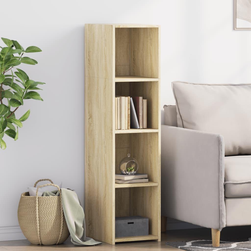Reol 30x41x124 konstrueret træ sonoma-eg