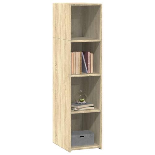 Reol 30x41x124 konstrueret træ sonoma-eg