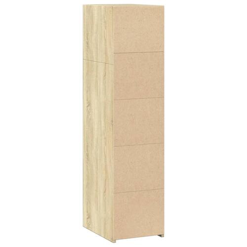 Reol 30x41x124 konstrueret træ sonoma-eg