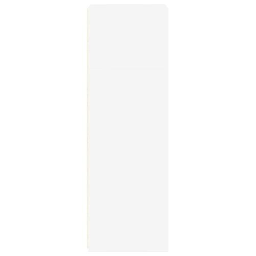 Reol 45x41x124 cm konstrueret træ hvid