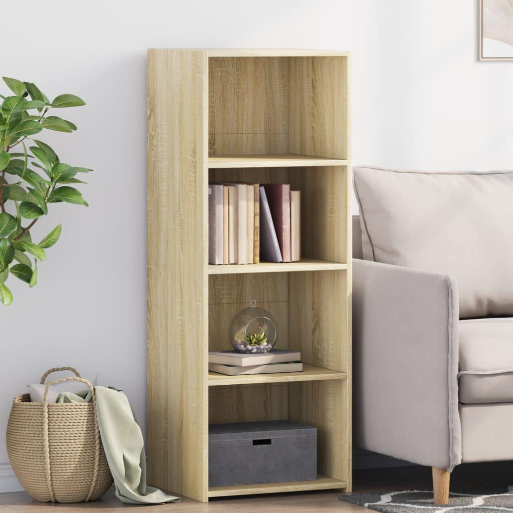 Reol 45x41x124 cm konstrueret træ sonoma-eg