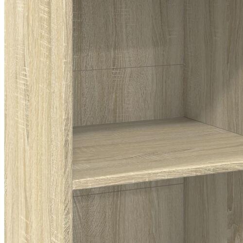 Reol 45x41x124 cm konstrueret træ sonoma-eg