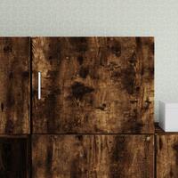 Vægskab 50x36,5x40 cm konstrueret træ røget egetræsfarve