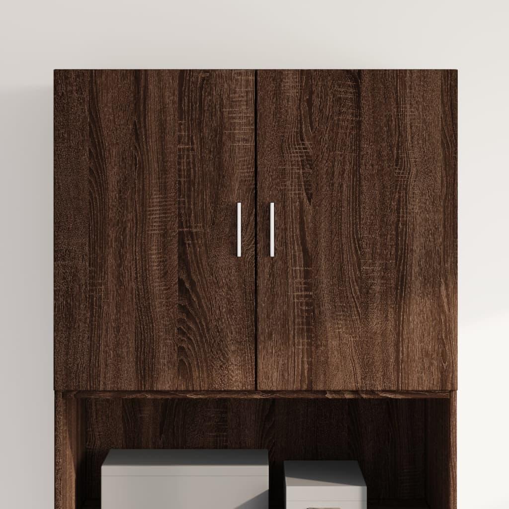 Vægskab 80x42,5x64 cm konstrueret brun egetræsfarve